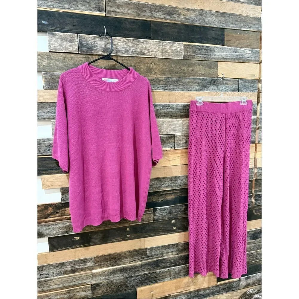 Free People NWOT Sola Sweater Set Sz M - Picture 3 of 11